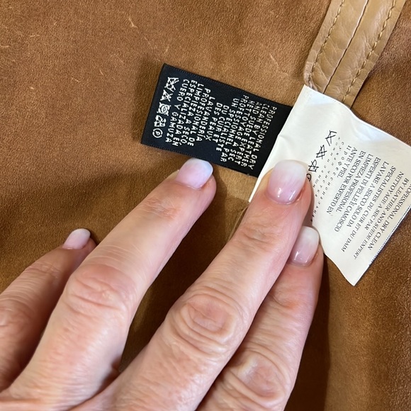 New Ralph Lauren Black Label Leather Top . Sz 2 - Picture 5 of 5